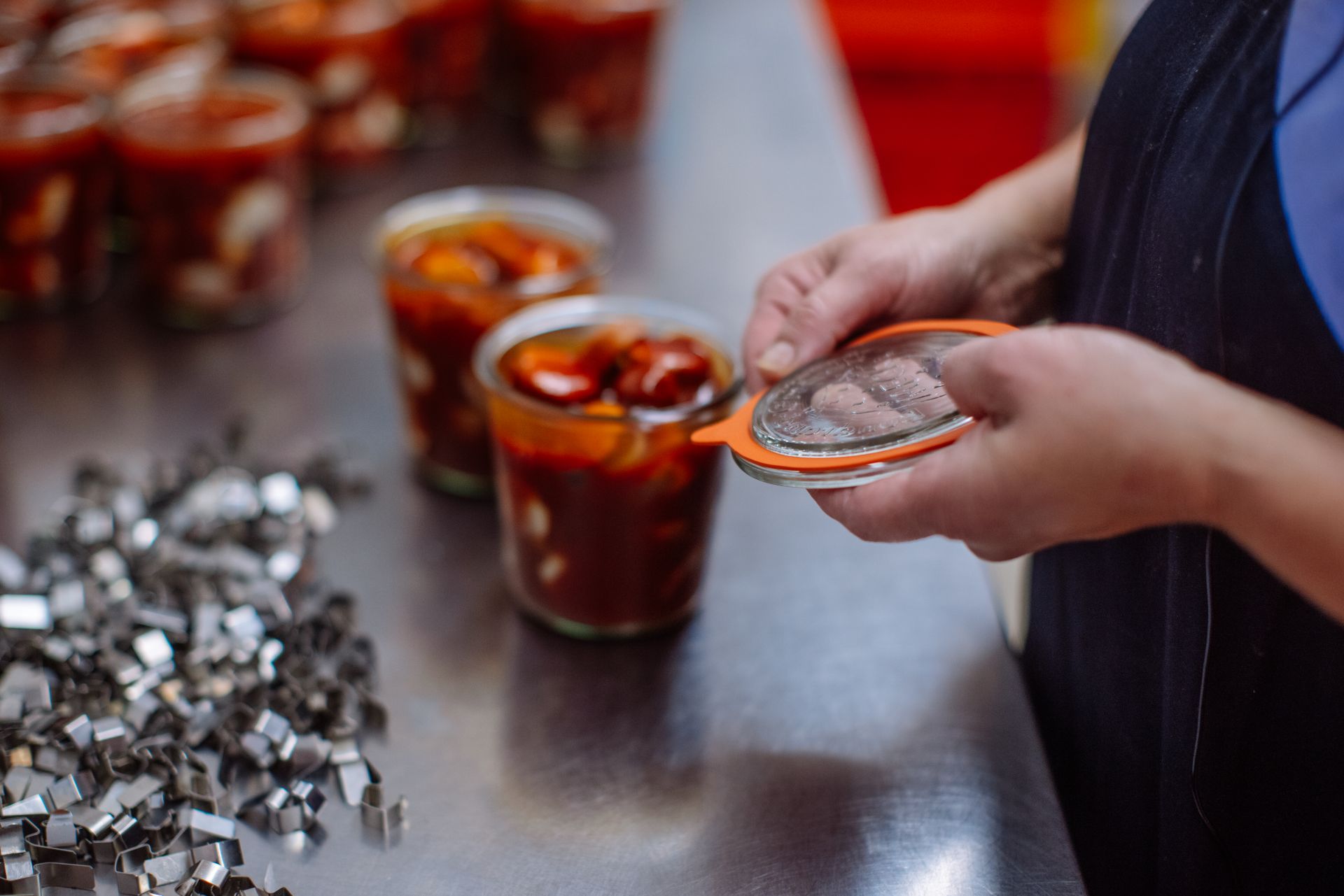 Currywurst im Glas